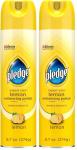 Pledge Multisurface Furniture Polish Spray, Works on Wood, Granite, and Leather, Shines and Protects, Lemon, 9.7 oz (Pack of 2)