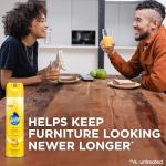 Pledge Multisurface Furniture Polish Spray, Works on Wood, Granite, and Leather, Shines and Protects, Lemon, 9.7 oz (Pack of 2)