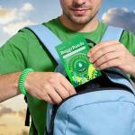 BuggyBands 12 Pack Mosquito Repellent Bracelets, Individually Wrapped, DEET Free, Natural and Waterproof Band