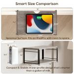 Vintage Gray Floating Nightstand Set of 2