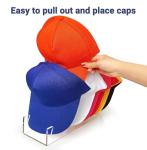 Acrylic Baseball Cap Stand - 2 Piece Organizer