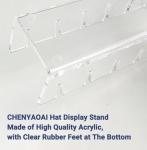 Acrylic Baseball Cap Stand - 2 Piece Organizer