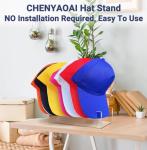 Acrylic Baseball Cap Stand - 2 Piece Organizer