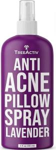 Anti-Acne Pillow Spray, 4 fl oz, Lavender Sleep Spray, Pure Lavender Essential Oil Air Freshener, Pillow Linen Spray for Bedding, Aromatherapy, 1000 Sprays