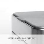 simplehuman 4L Countertop Compost Caddy with Detachable Bin