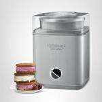 CUISINART Ice Cream Maker, Ice Cream and Frozen Yogurt Machine, 2-Qt. Double-Insulated Freezer Bowl, Silver, ICE-30BCP1