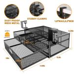 SRJZMLY Under‑Desk 2‑Drawer Metal Organizer