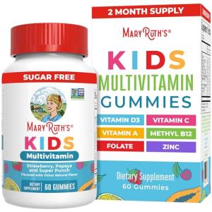 Organic Vegan Multivitamin Gummies for Kids - 60 Count