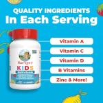 Organic Vegan Multivitamin Gummies for Kids - 60 Count