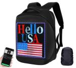 Welaso Bluetooth LED Backpack with Custom Sign Panel