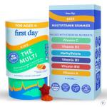 Kids Multivitamin Gummies Age 4+, Strawberry & Orange