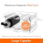 Stackable Water Bottle Organizer for Easy Storage