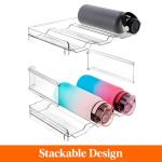 Stackable Water Bottle Organizer for Easy Storage