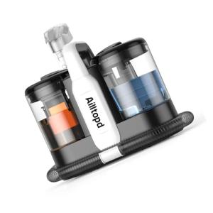 Portable Carpet & Upholstery Spot Cleaner, Powerful Suction & Spot Remover, Deep Stain Cleaning for Carpet, Car Seats, Pets, Stairs, Couches, with Dual Size BrushHead