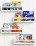 Forbena Floating Wall Book Shelves Set of 4