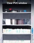 Over Door Organizer with 5 Pockets & Clear Window