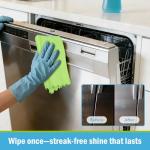 AIDEA Microfiber Glass Cleaning Cloths, 8PK, Premium Microfiber Glass and Window Cleaner, Lint Free Quickly Clean Windows, Glasses, Windshields, Mirrors, Stainless Steel, 12"x12"