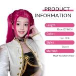 Purple Braid Wig for Kids and Adults
