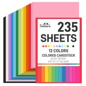 3 Otters Construction Paper – 235 pc bulk cardstock