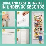 The Original Stuffed Animal Storage (Patented) - Over Door Organizer for Stuffies, Baby Ideas Holder, Toy Plush Storage/Hammock Hanging Storage Net Big Girls Toddler Large Bag Animals Stuffy Behind