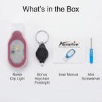 ALONEFIRE Magnetic Clip-on LED Flashlight - Red