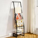 5-Tier Wooden Blanket Ladder for Home Decor