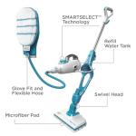 BLACK+DECKER 7-in-1 Steam Mop and Steam Glove Handheld Steamer, Complete Steam Cleaning Solution, Corded (HSMC1361SGP)