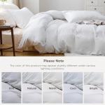Bedsure King Size Duvet Cover Set, 3 Pieces