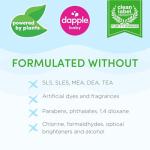 Stain Remover Spray by Dapple Baby, Fragrance Free, 16.9 Fl Oz Spray Bottle - Plant-Based & Hypoallergenic - Baby Laundry Stain Remover for Clothes & Cloth Diapers