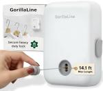 GorillaLine - Retractable Clothesline Indoor Outdoor Clothes Line | Heavy Duty Clothes Drying Laundry Line | Wall Mounted Drying Rack Clothing Line