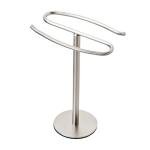 Brushed Nickel Free-Standing Hand Towel Holder