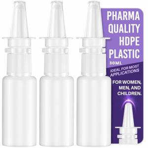 3-Pack 30ML Refillable Nasal Mist Sprayer
