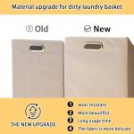 Baveke Laundry Hamper with 2-Tier Shelves & Tilt Out Basket, Laundry Baskets Organizer Hampers Bathroom Storage Shelf for Laundry Room, Bathroom, Nursery, Bedroom, Guest Room, Closet (2 Tier - Large)