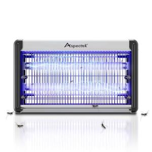 ASPECTEK Electric Bug Zapper, Upgraded UV-LED Light Lamp with a Long Life Span, Low Energy Consumption, Insect Killer for Mosquitos,Flies,Moths,LED Mosquito Trap for Indoor Use