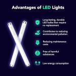 ASPECTEK Electric Bug Zapper, Upgraded UV-LED Light Lamp with a Long Life Span, Low Energy Consumption, Insect Killer for Mosquitos,Flies,Moths,LED Mosquito Trap for Indoor Use