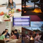 ASPECTEK Electric Bug Zapper, Upgraded UV-LED Light Lamp with a Long Life Span, Low Energy Consumption, Insect Killer for Mosquitos,Flies,Moths,LED Mosquito Trap for Indoor Use