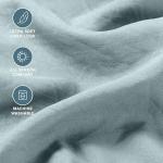 Bare Home Twin XL Sheet Set - Luxury 1800 Ultra-Soft Stonewashed Microfiber - Double Brushed - Deep Pockets - Easy Fit - Breathable Bedding - Sheet Sets & Pillowcases (Twin XL, Sea Spray)