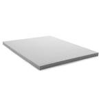 LUCID Bamboo Charcoal Infused Memory, 3 Inch, Hypoallergenic, Cooling Ventilation, CertiPUR-Certified Foam Mattress Topper, Twin XL
