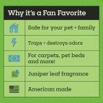 Pet Life Unlimited Carpet Refresher Powder, Carpet Deodorizer Powder Pet Safe - Carpet Powder Pet Odor Eliminator for Carpet with Plant-Based Juniper Leaf Scent - Made in the USA - 16oz (Pack of 1)