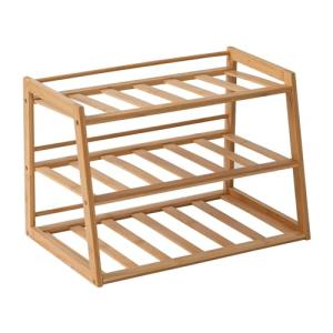 3-Tier Bamboo Water Bottle Organizer for Cabinets