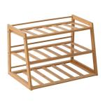 3-Tier Bamboo Water Bottle Organizer for Cabinets