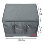 DuomiW Bedside Storage Organizer and Caddy - Grey