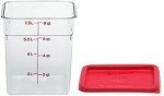 8-Quart Polycarbonate Square Food Storage Container