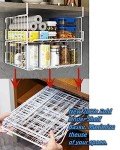 Under Shelf Basket Storage - 2 Pack