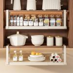 Expandable Under Shelf Storage Basket Organizer