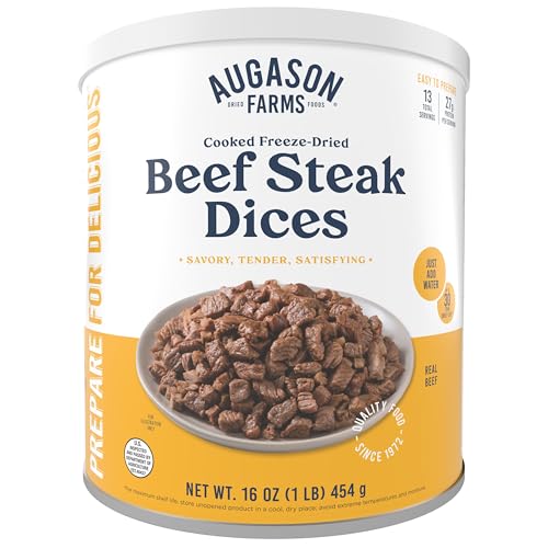 Freeze Dried Beef for Emergency Prepping