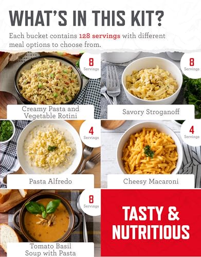 ReadyWise 124 Serving Ultimate Preparedness Pack, 25 Year Shelf Life