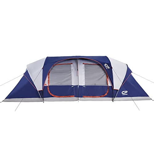 CAMPROS 12-Person Family Tent, Waterproof & Portable