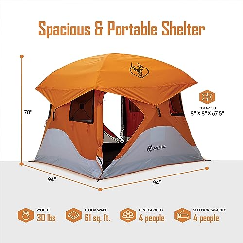 Gazelle Tents 22272 T4 Portable Camping Hub Tent