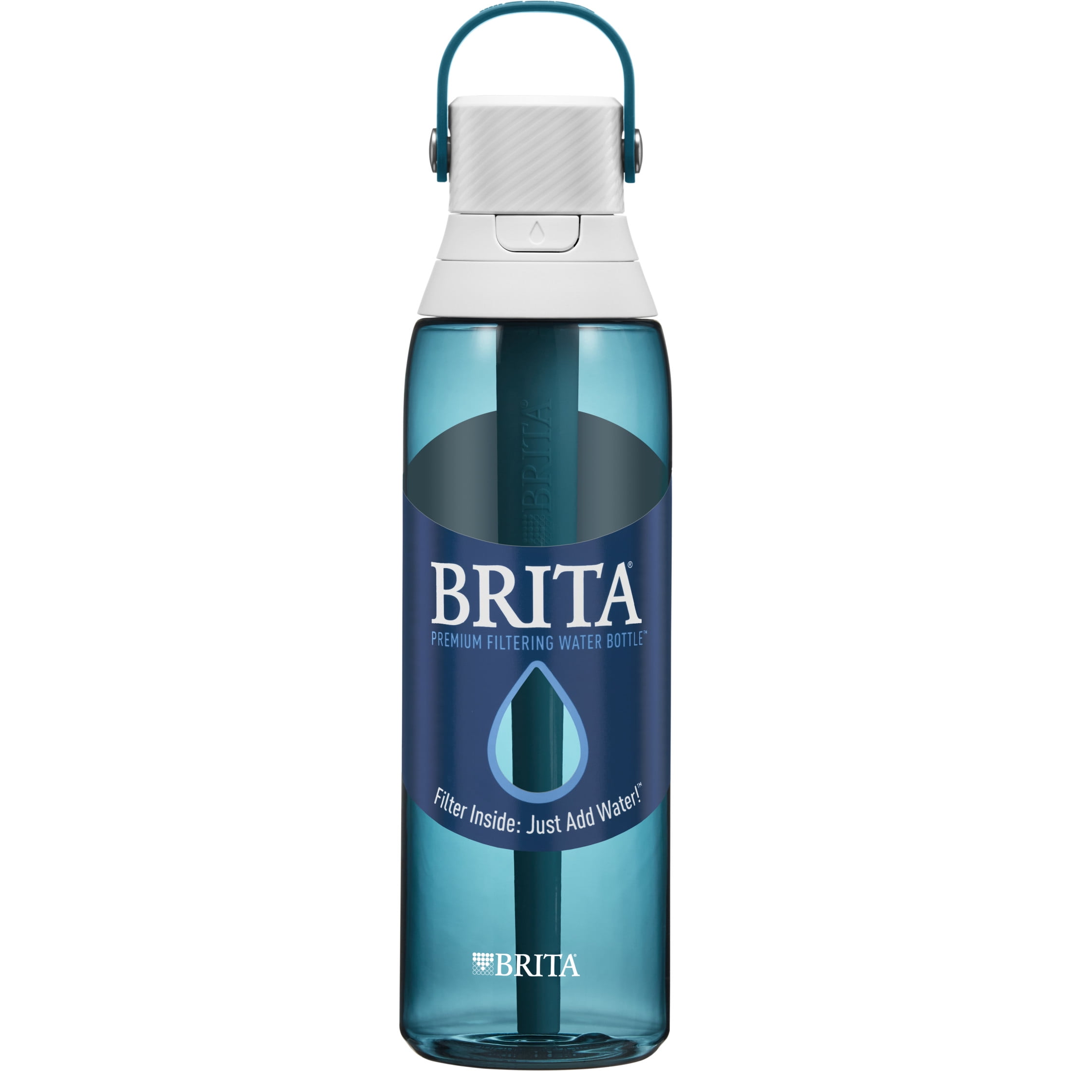 Brita Filtered Water Bottle, Sea Glass, 26 oz